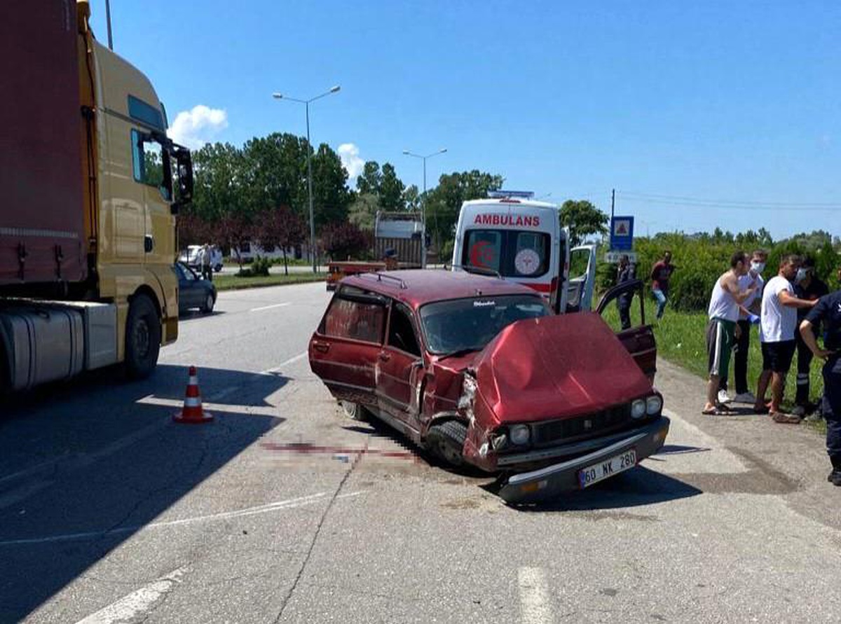 Samsun\'da trafik kazası: 1 ağır yaralı