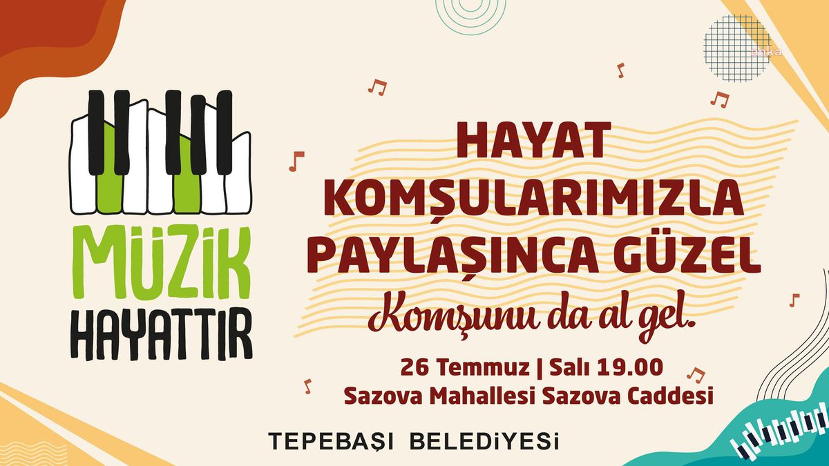 Tepebaşı\'nda Mahalle Konserleri Başlıyor
