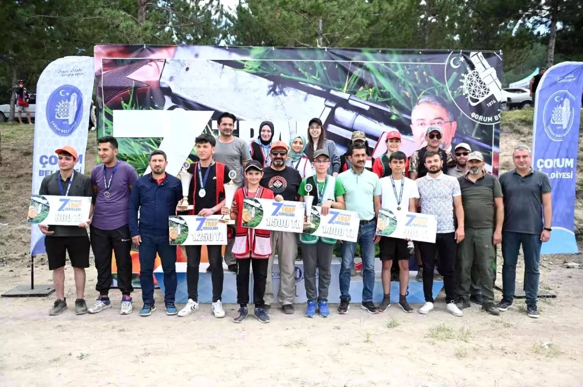 Trap yarışlarında ödüller sahiplerini buldu