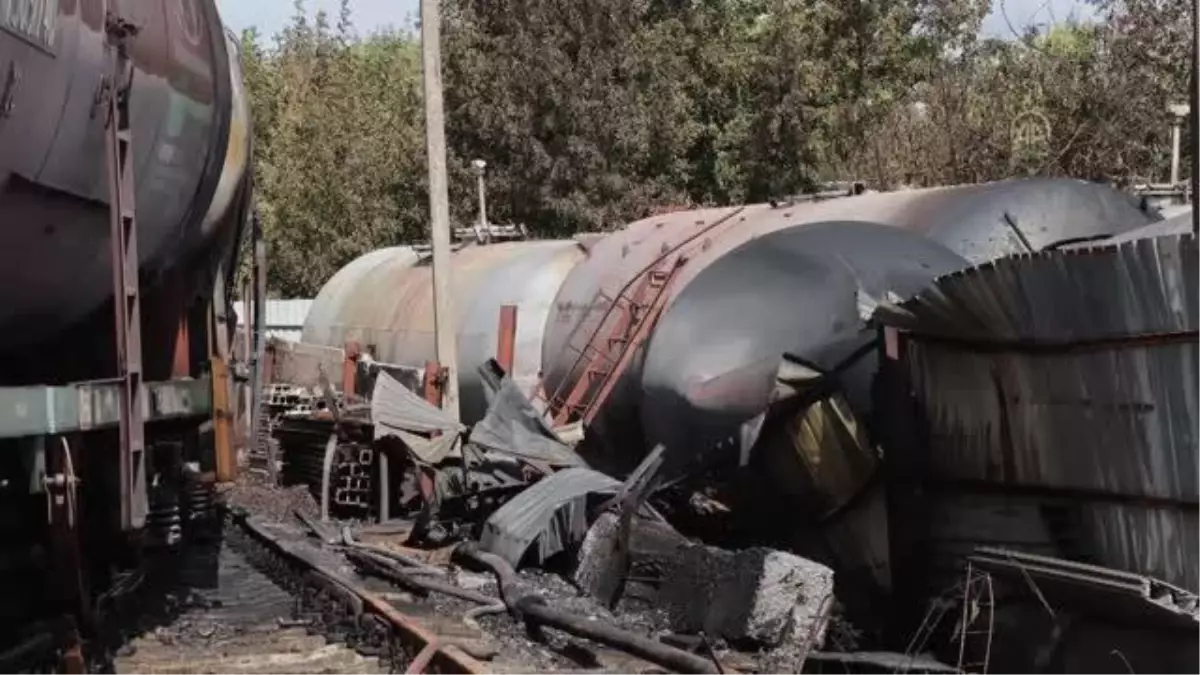 Budonivskyi'de bulunan petrol tanklarına yönelik saldırı