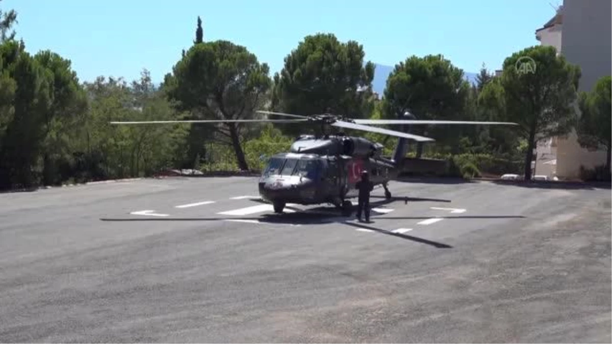Kahramanmaraş\'ta helikopter destekli trafik denetimi
