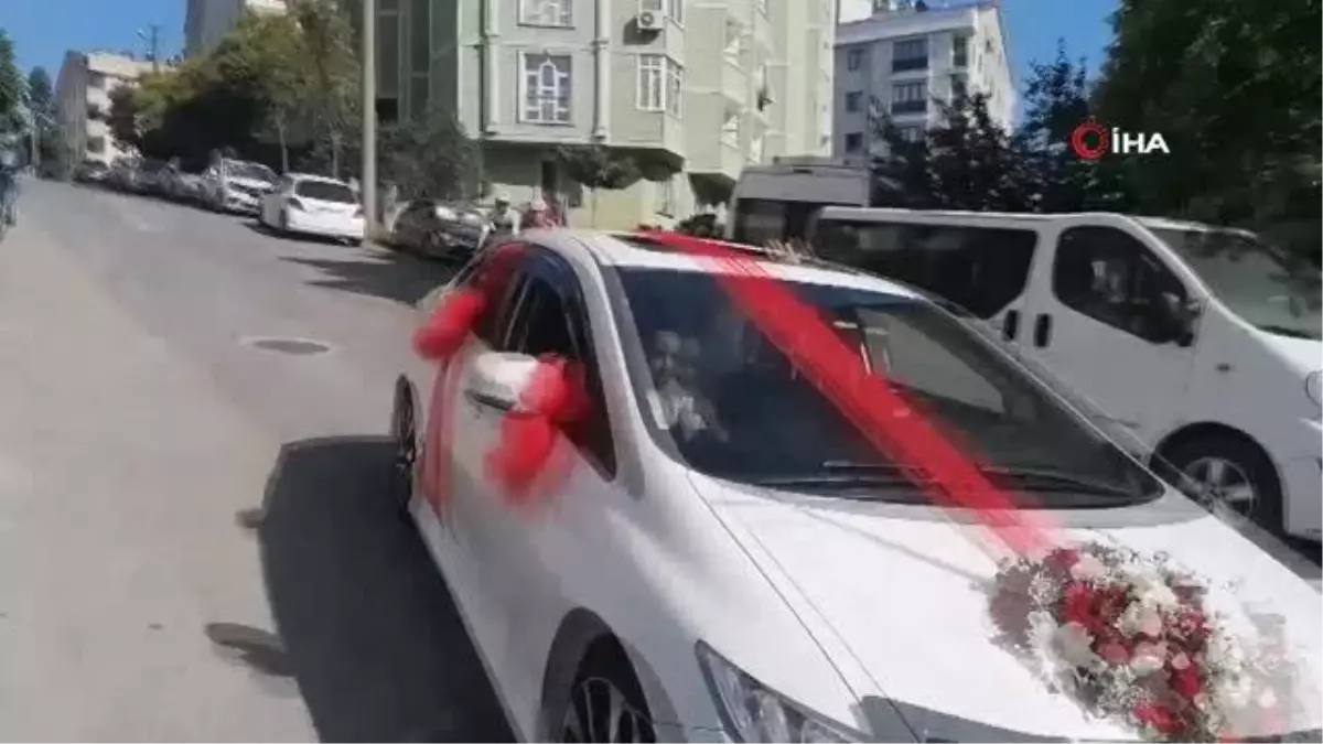 Kocaeli'de bisikletli düğün konvoyu