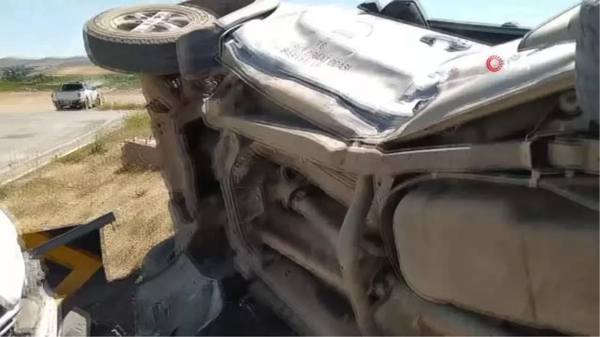 Meydana gelen kazada oda başkanı yaralandı