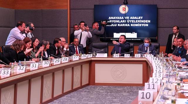 TBMM Karma Komisyonunda gerginlik! HDP'li Beştaş'ın 'Pislik' çıkışı salonda tansiyonu yükseltti