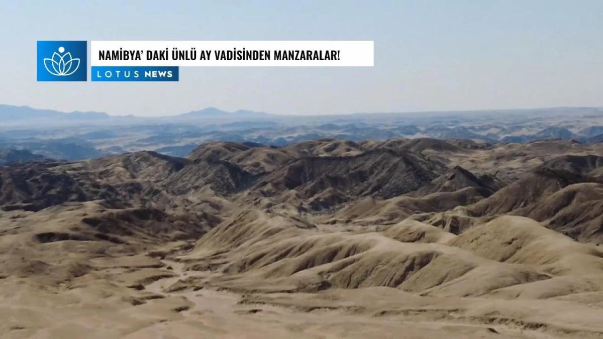 Video: Namibya\'daki Ünlü Ay Vadisi\'nden Manzaralar
