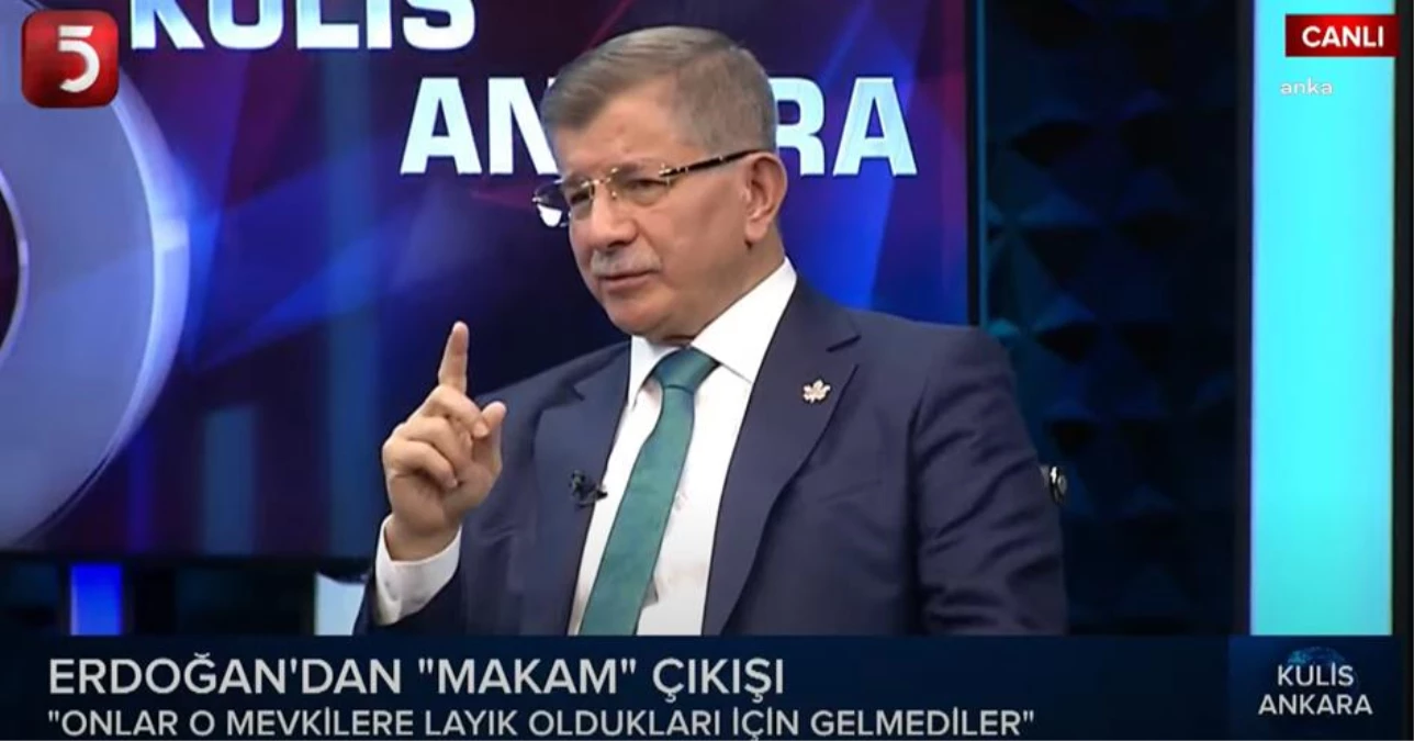 Davutoğlu: "Erdoğan da Hesap Vermeye Hazır Olacak. Dava Açmayı Düşünüyorum. Kimse Başbakanlık Yapmış Birini İhanetle Suçlayamaz"