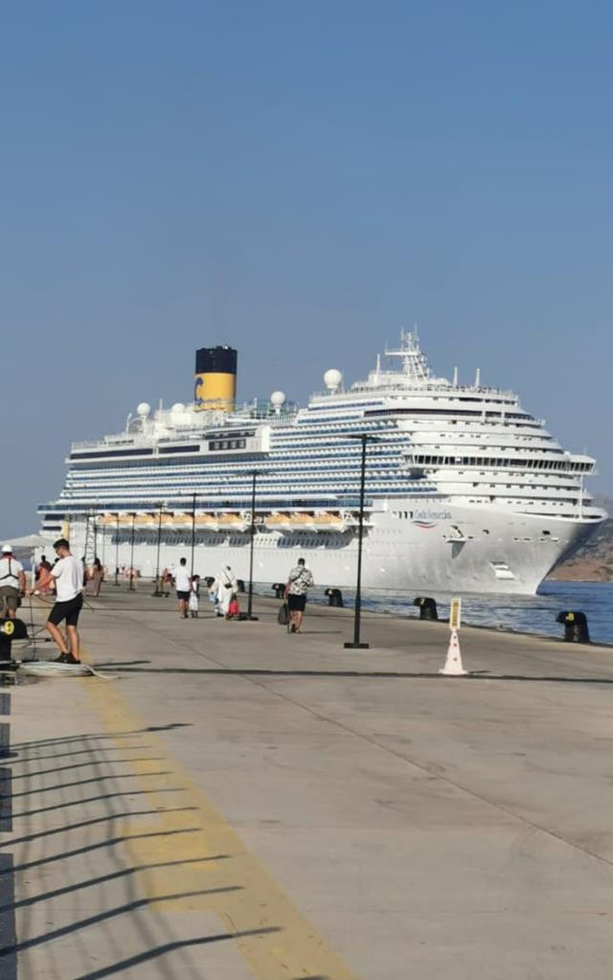 Dev kruvaziyer "Costa Venezia" Bodrum\'a yanaştı