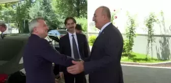 Dışişleri Bakanı Mevlüt Çavuşoğlu, Moldova Ekonomi Bakanı Sergiu Gaibu ile görüştü