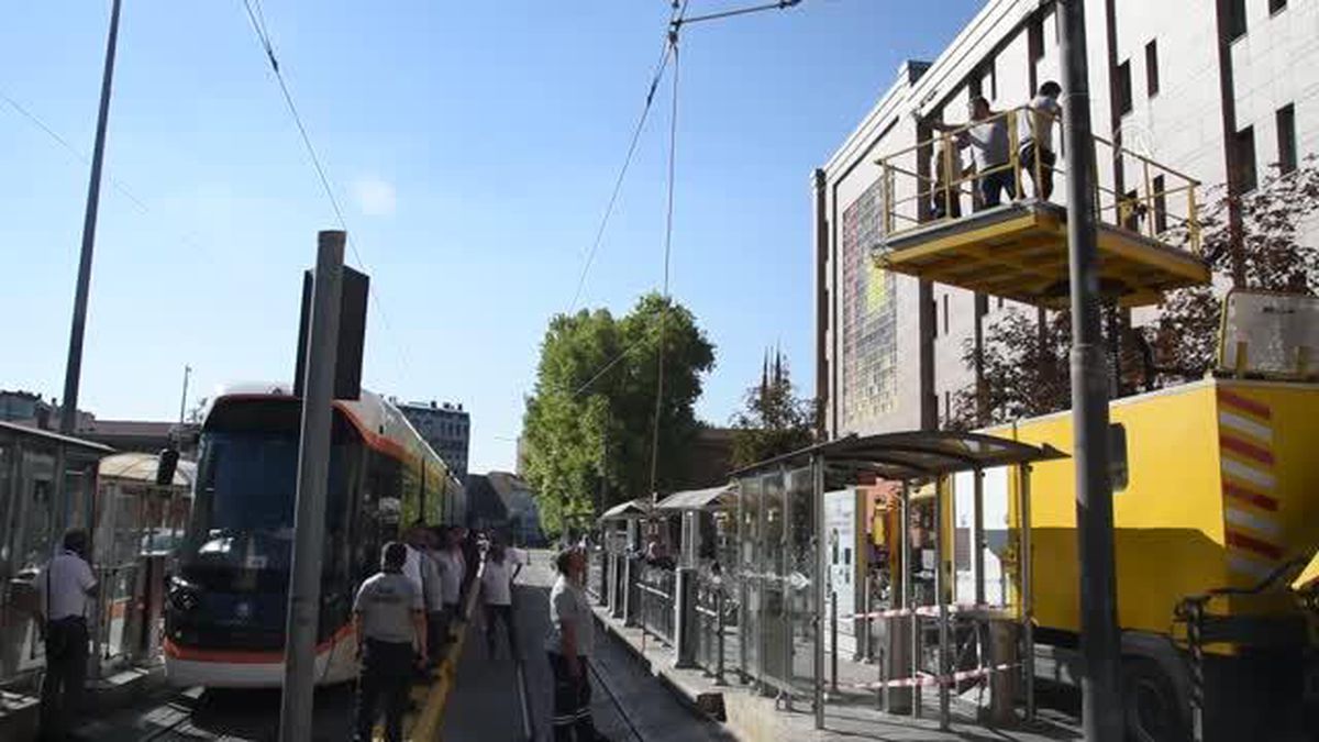 Eskişehir'de tramvay hattında arıza