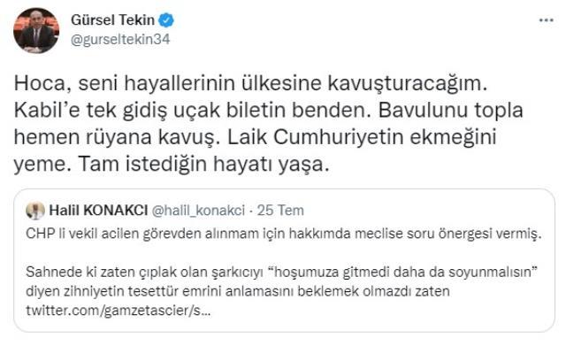 Hilafet çağrısıyla gündeme gelen imam ile milletvekili Gürsel Tekin arasında gerginlik! Sosyal medyada atıştılar