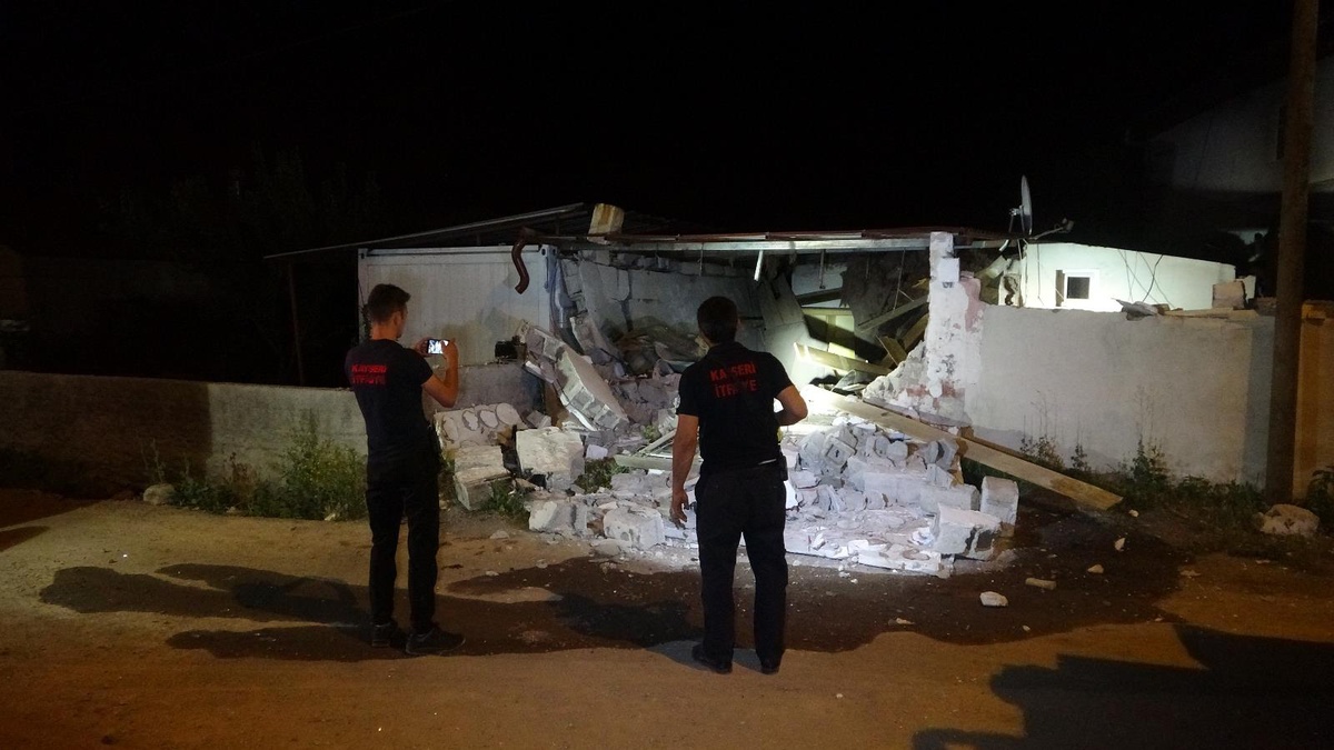 Mutfak tüpü bomba gibi patladı: 2 yaralı