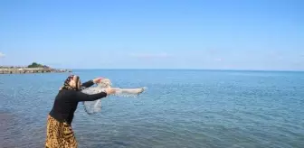 Serpme ağla balık avının ustası
