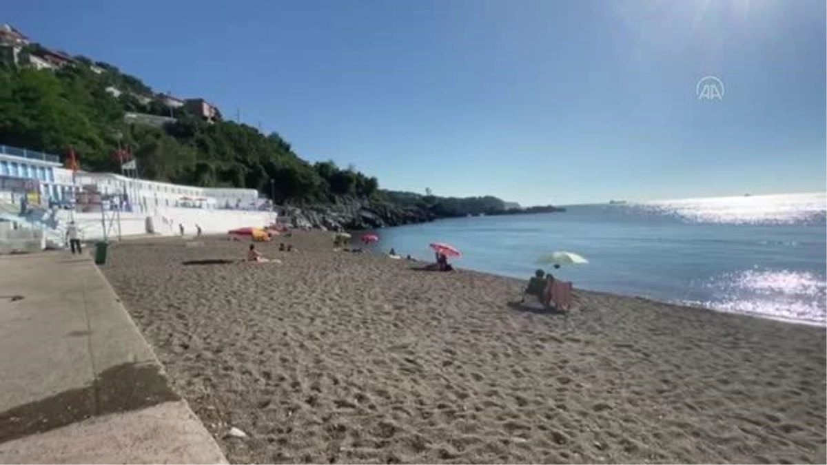 Zonguldak\'ta bir plajda denize girişler iki gün yasaklandı