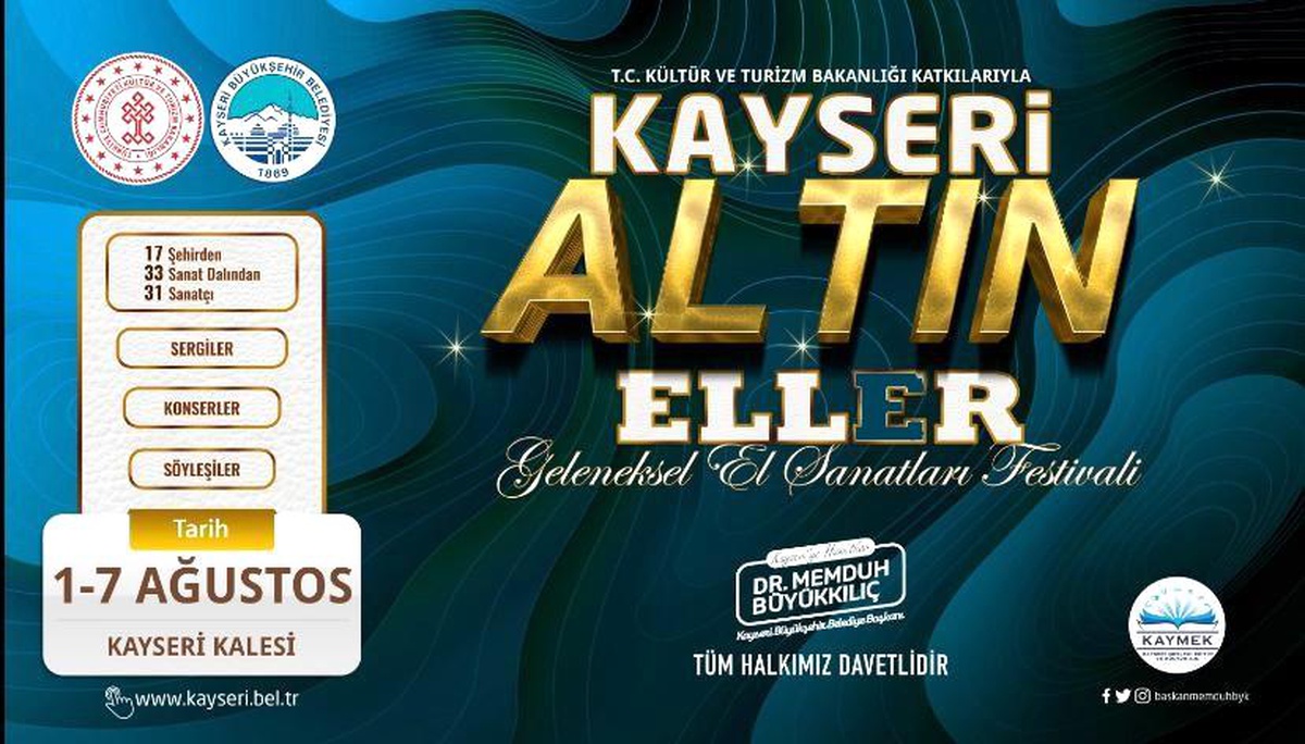 Büyükşehir\'den bir ilk daha: Kayseri Altın Eller Festivali