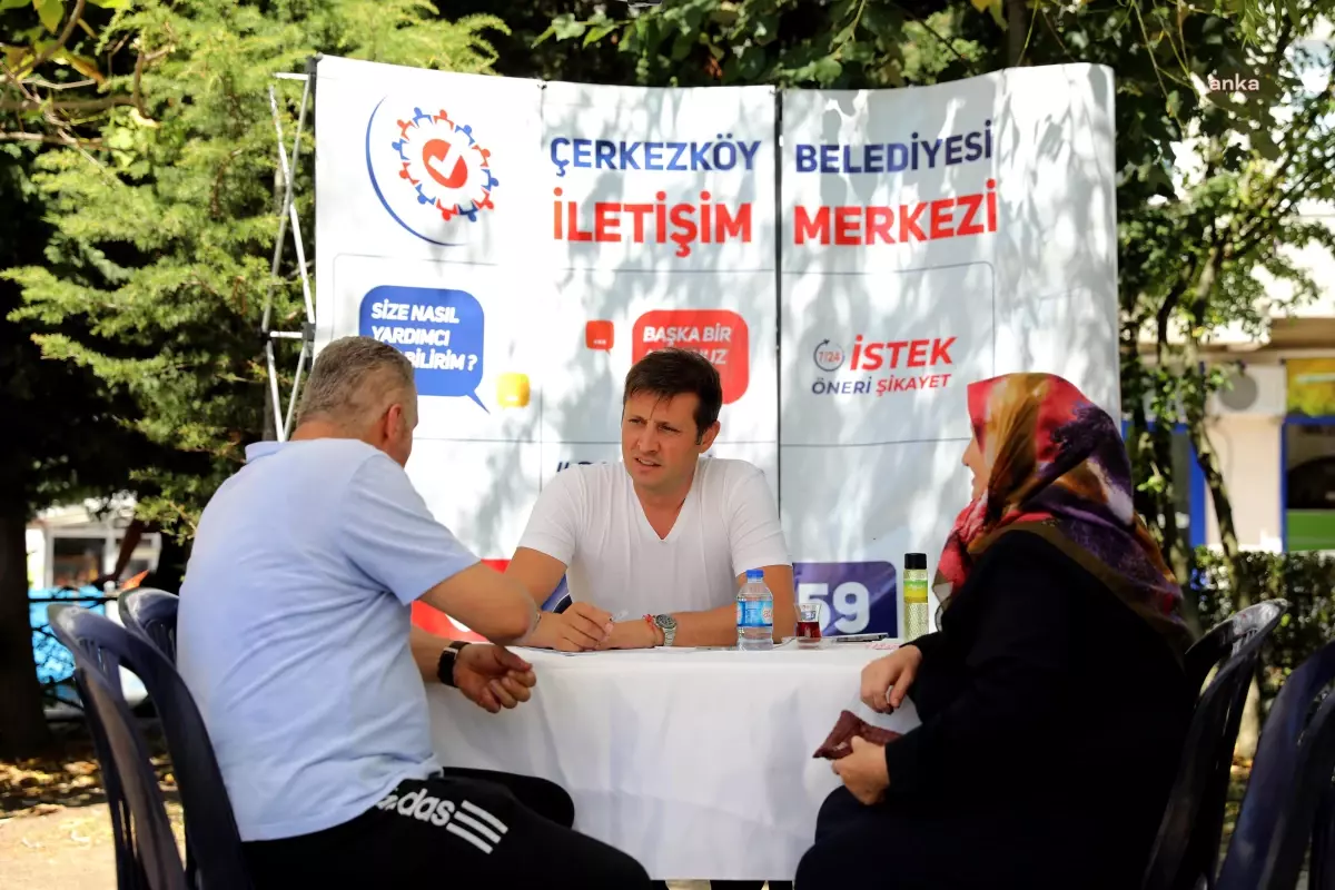 Çerkezköy Belediye Başkanı Vahap Akay, Vatandaşlarla Buluştu