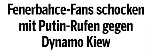 Gündeme bomba gibi düşen Fenerbahçe'nin 'Vladimir Putin' tezahüratını, tüm dünya konuşuyor