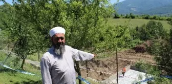 İnşaat çalışmasında toprak kayması korkuttu