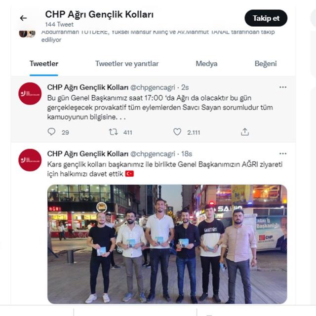 Kılıçdaroğlu'nun Ağrı ziyareti öncesi ortaya atılan 'provokasyon' iddiasına yanıt Savcı Sayan'dan geldi: Çay içmeye bekleriz