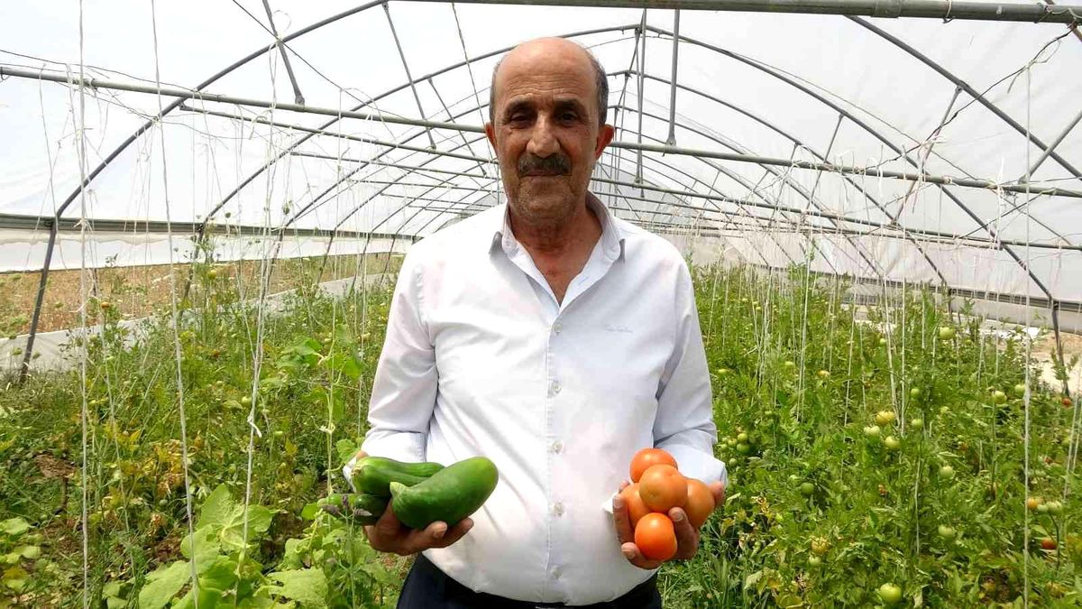 10 yıldır ürettiği sebzeleri ihtiyaç sahiplerine bedava dağıtıyor