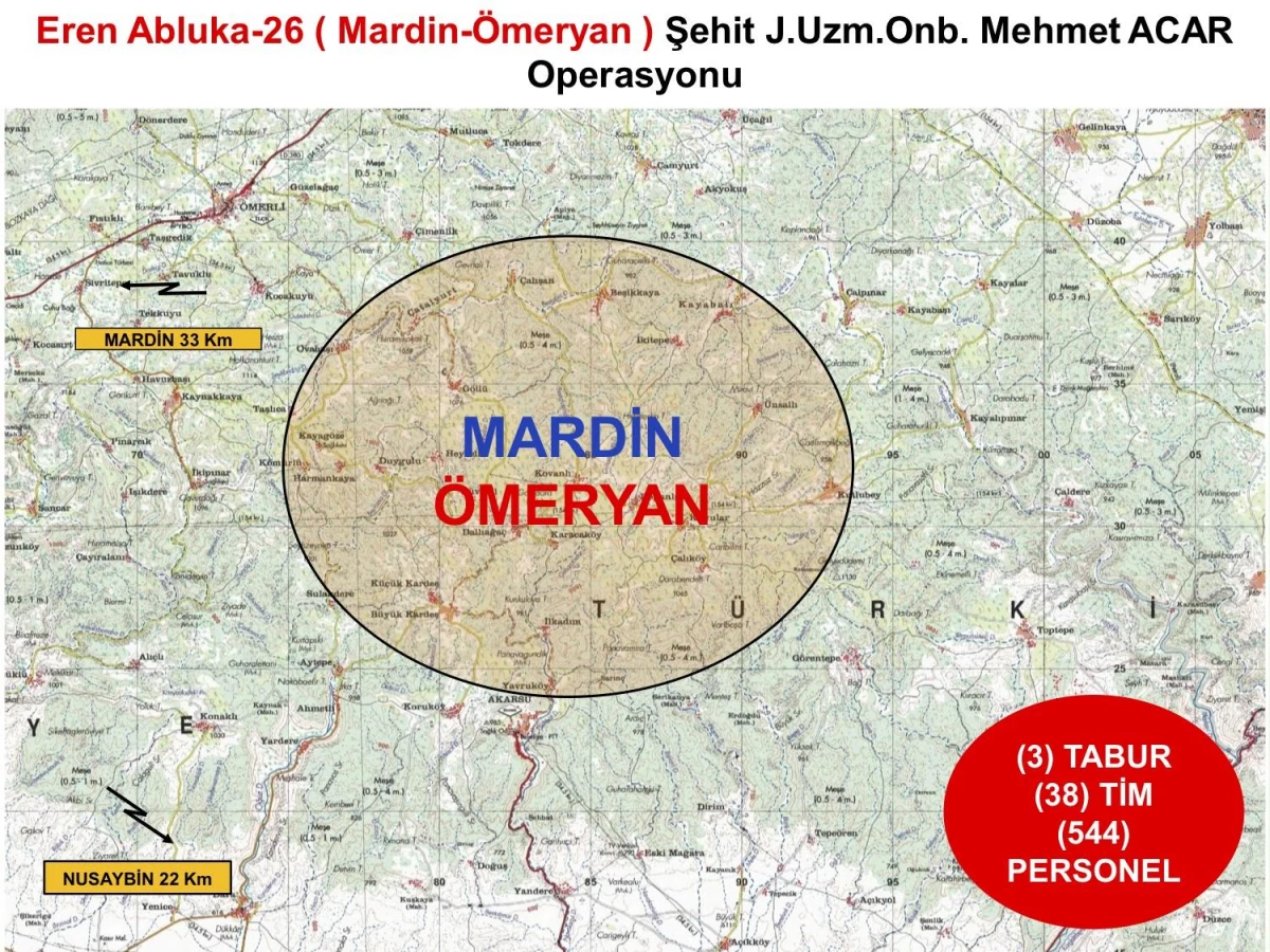 İçişleri: Mardin\'de \'Eren Abluka-26 Operasyonu\' başlatıldı