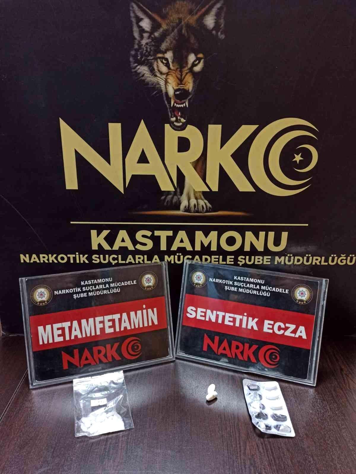 Metamfetaminle yakalanan şüpheli tutuklandı