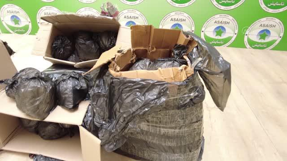 SÜLEYMANİYE - 149 kilogram uyuşturucu ele geçirdi
