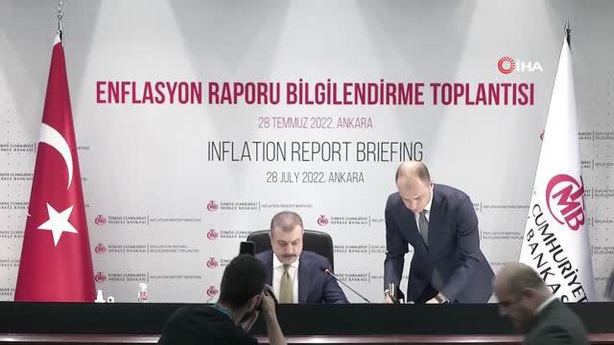 TCMB Başkanı Kavcıoğlu: "Enflasyonun 2022 yıl sonunda yüzde 60,4 olarak gerçekleşeceğini tahmin ediyoruz"