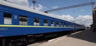 Ukrayna'da Donetsk bölgesinde insanların tahliye noktası: Pokrovsk Tren İstasyonu