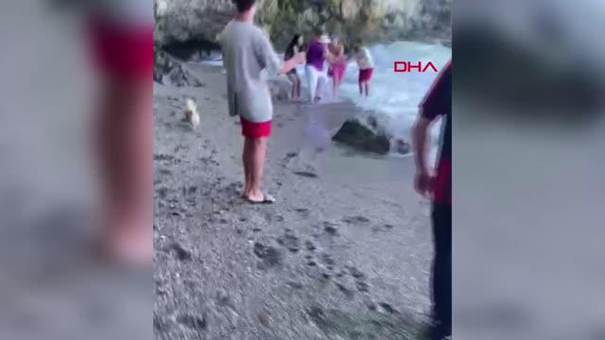 ZONGULDAK\'TA BOĞULMA TEHLİKESİ GEÇİREN 2 KİŞİDEN BİRİ KAYBOLDU