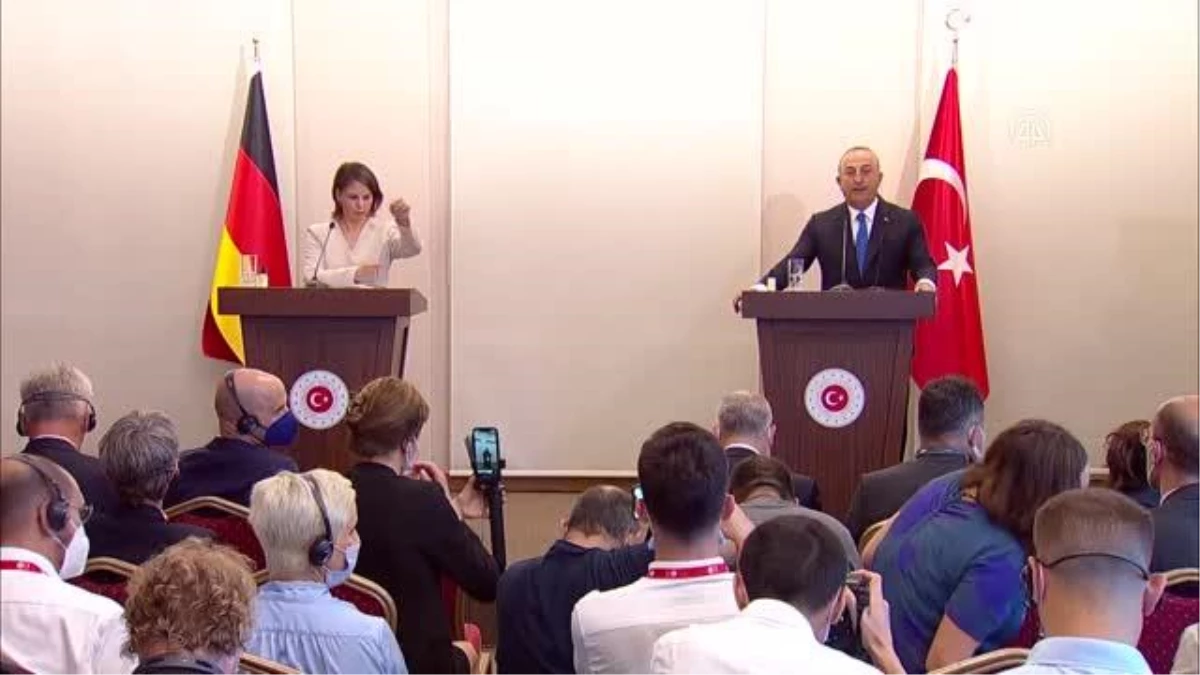 Almanya Dışişleri Bakanı Baerbock, Çavuşoğlu ile ortak basın toplantısında konuştu: (2)