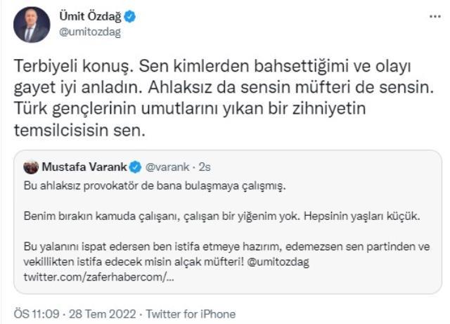 Bakan Varank, Özdağ ile sosyal medyada yaşadığı tartışmayı mahkemeye taşıdı: Gelip hesap verecek Bakan Varank, Özdağ ile sosyal medyada yaşadığı tartışmayı mahkemeye taşıdı: Gelip hesap verecek