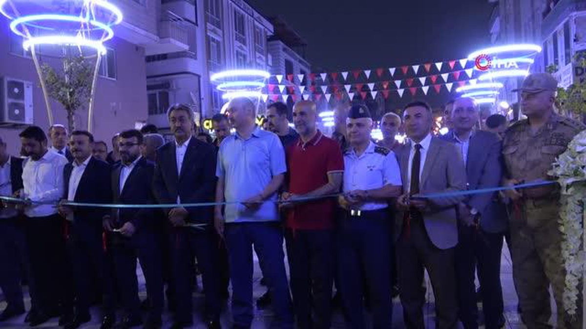 Batman\'da estetik görünüme kavuşan sokakların açılışı gerçekleşti