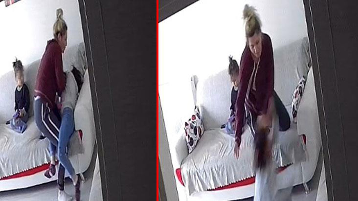 Bu ne biçim anne! Dehşet anları gizli kamera sayesinde ortaya çıktı