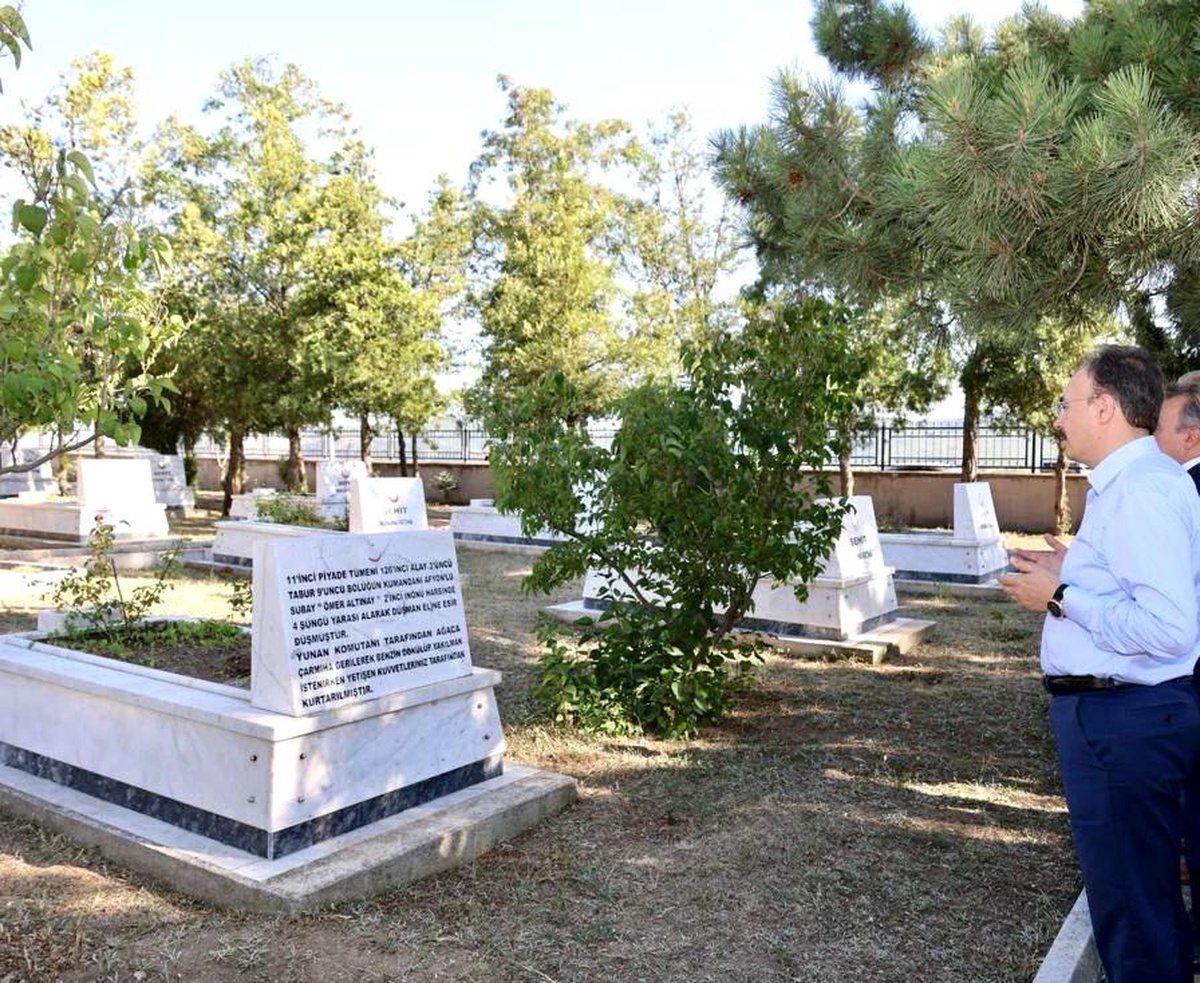 İntikam Tepe Şehitliği\'nde yapımı tamamlanan mescidin açılış gerçekleştirildi