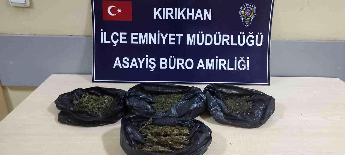 Kırıkhan\'da uyuşturucu operasyonu