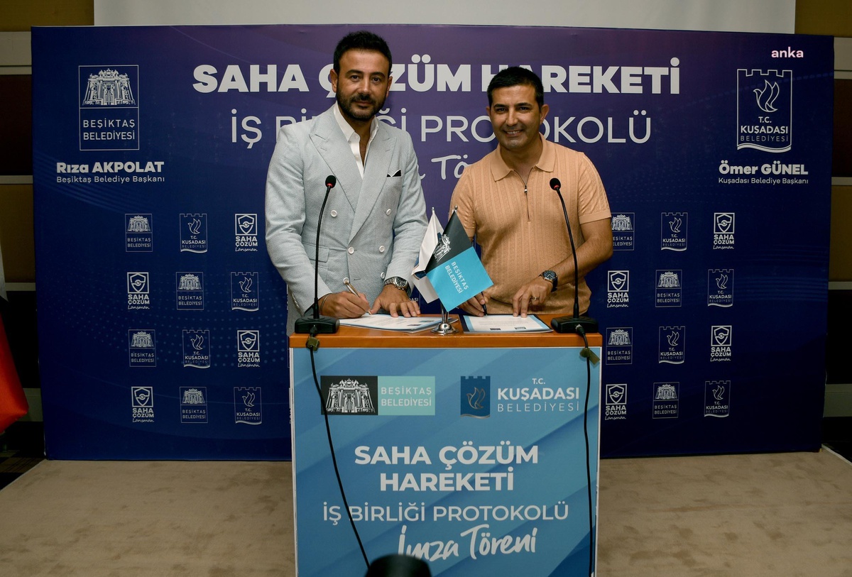 Aydın yerel haberi... Kuşadası ve Beşiktaş Belediyelerinden \'Sahada Çözüm\' İçin İş Birliği
