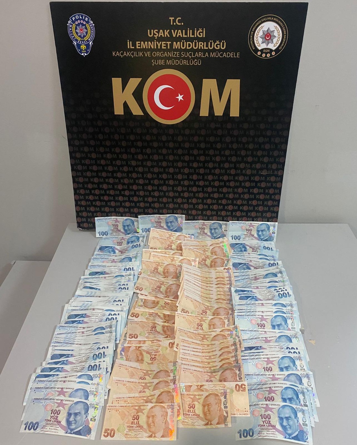 Uşak\'ta sahte parayla yakalanan kişi tutuklandı