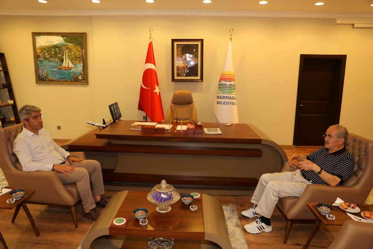Büyükerşen\'den Marmaris\'e Geçmiş Olsun Ziyareti