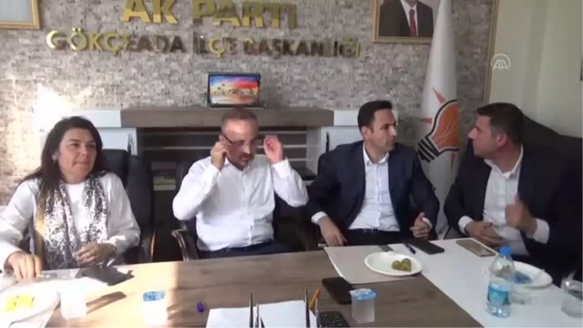 AK Parti Grup Başkanvekili Turan, Gökçeada\'da vatandaşlarla bir araya geldi Açıklaması