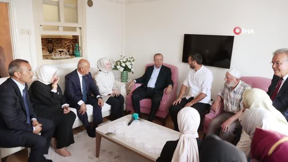 Cumhurbaşkanı Erdoğan, Ordulu vatandaşın evine konuk oldu