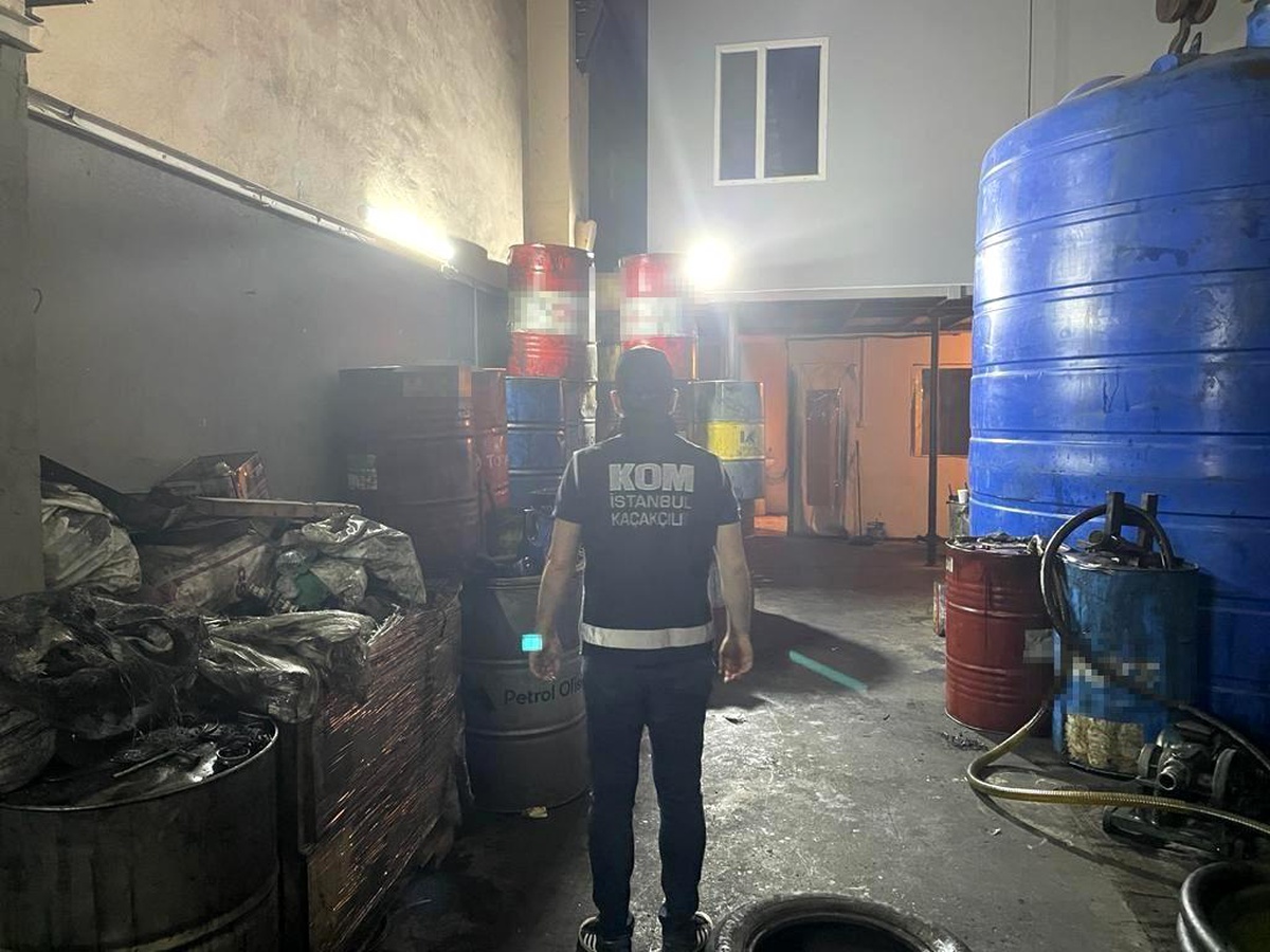 KOM\'dan dev operasyon! İstanbul\'da 88 bin 500 litre kaçak yakıt ele geçirildi