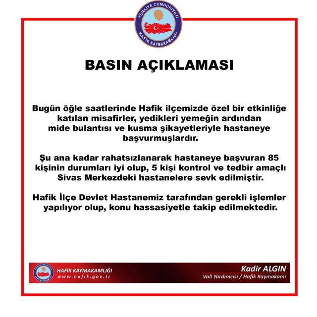 Son dakika haber! CENAZE YEMEĞİNDEN ETKİLENEN 104 KİŞİ HASTANEYE BAŞVURDU