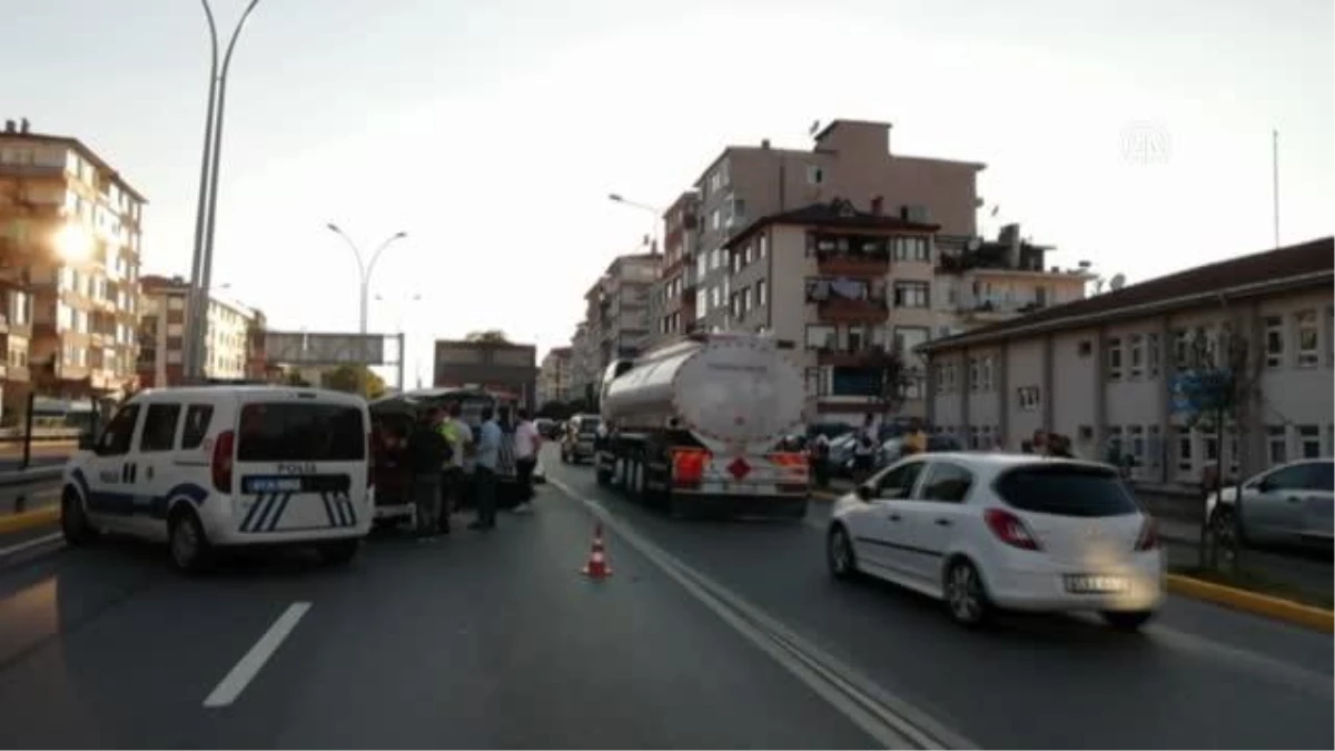 Kocaeli\'de zincirleme trafik kazasında 1 kişi yaralandı