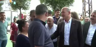 Bakan Soylu, Esenyurt'ta selden etkilenen bölgede inceleme yaptı