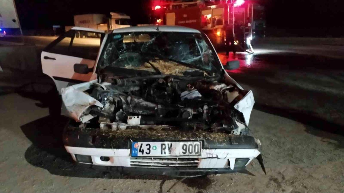 Hisarcık\'ta trafik kazası: 2 yaralı