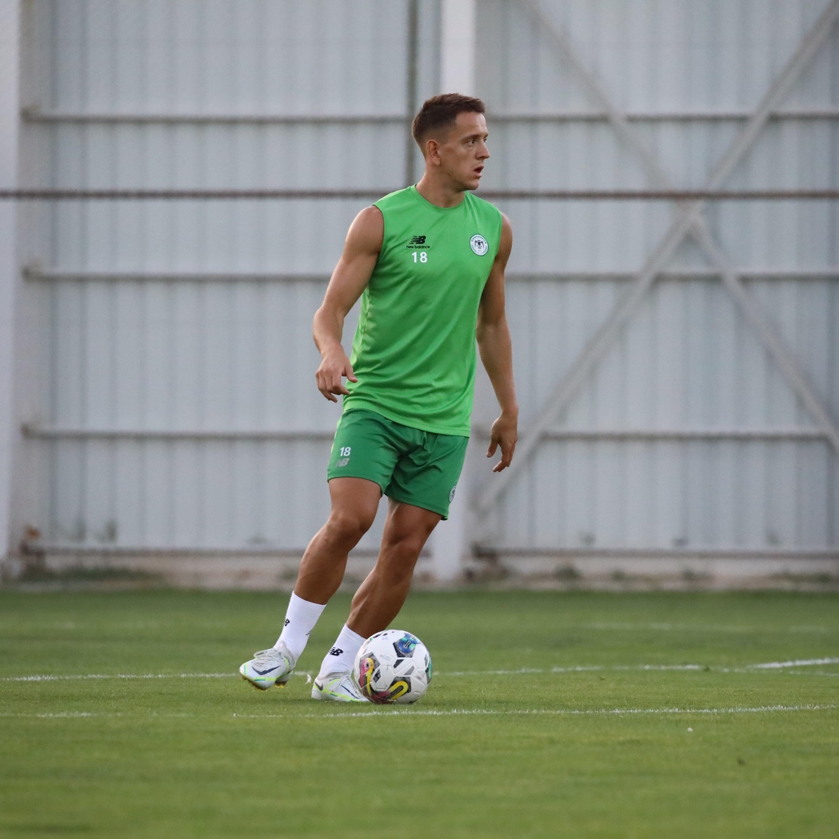 Konyaspor, Vaduz maçı hazırlıklarına devam etti