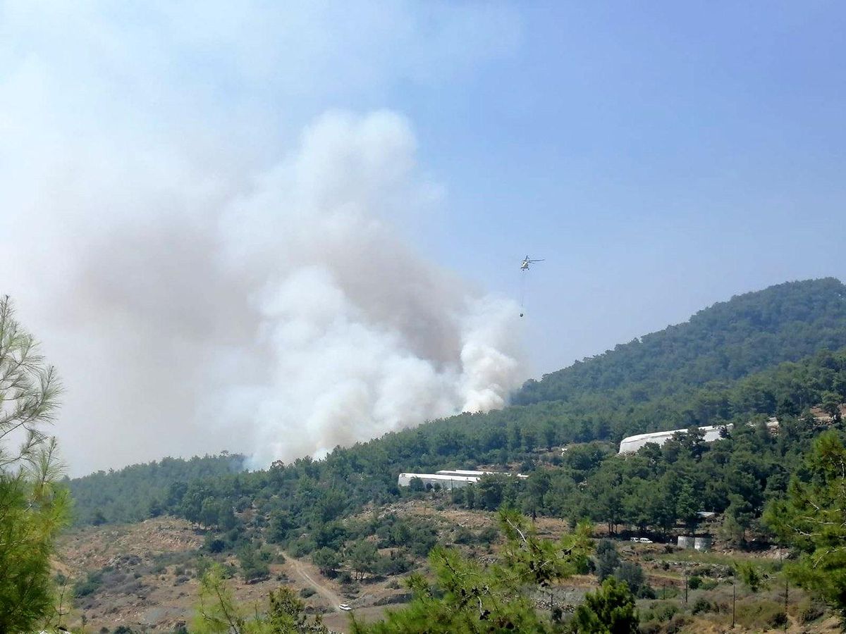 Mersin\'deki orman yangını kontrol altına alındı