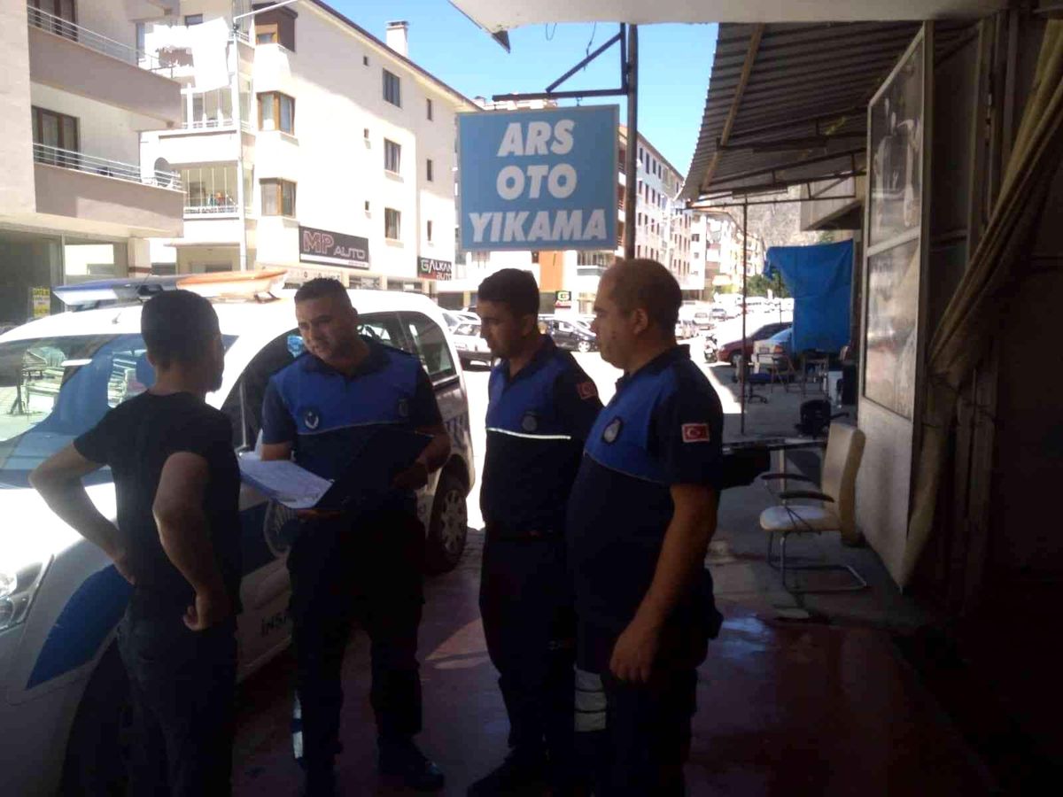 Amasya haberi! Amasya zabıtasından ruhsat denetimi