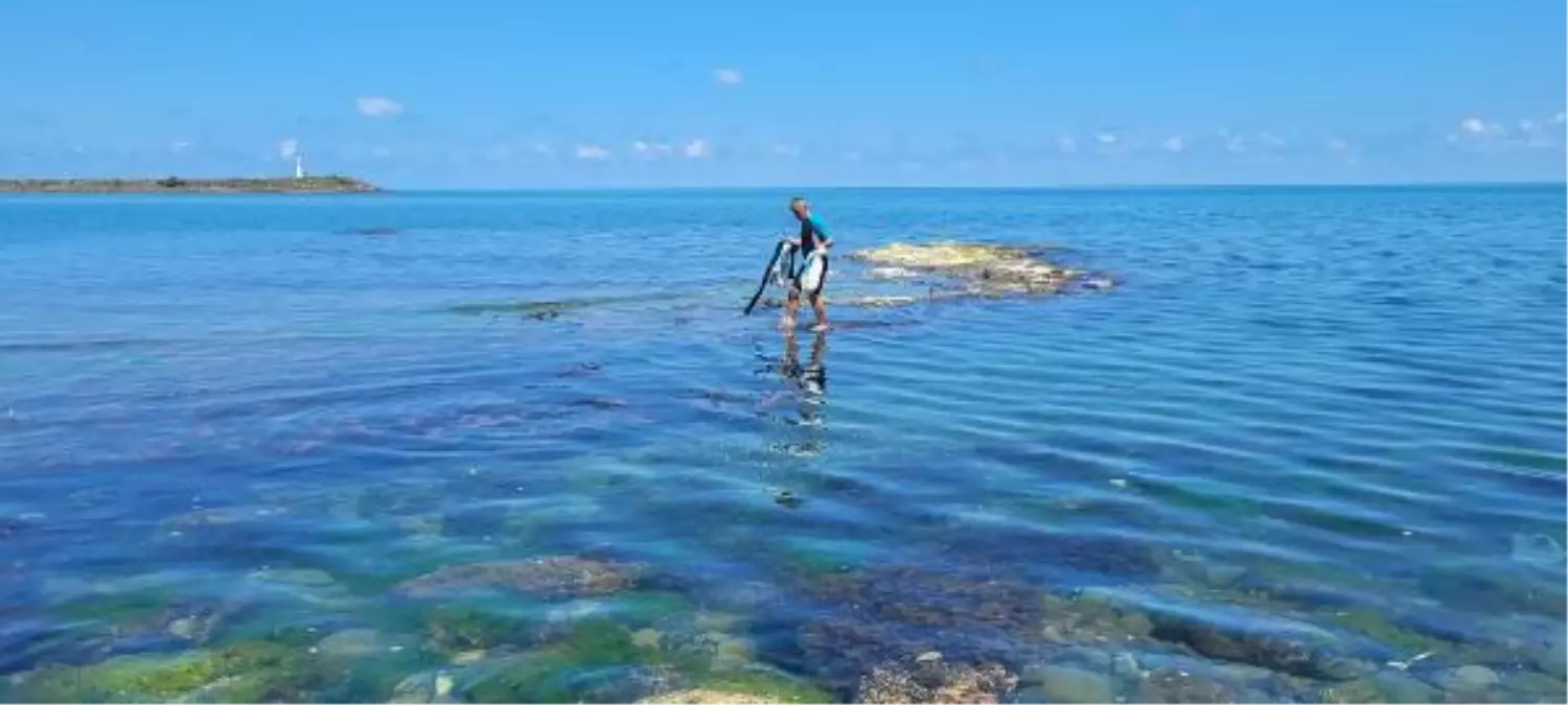 Çevreci dalgıcı ağlatan manzara