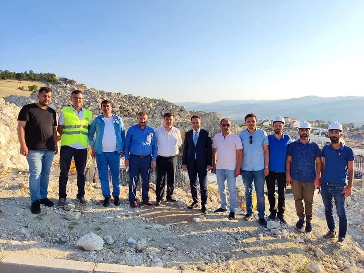 Milletvekili Gazel, Emet\'te alt yapı çalışmalarını inceledi